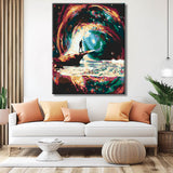 Painting by numbers space barrel