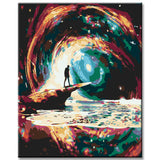 Painting by numbers space barrel