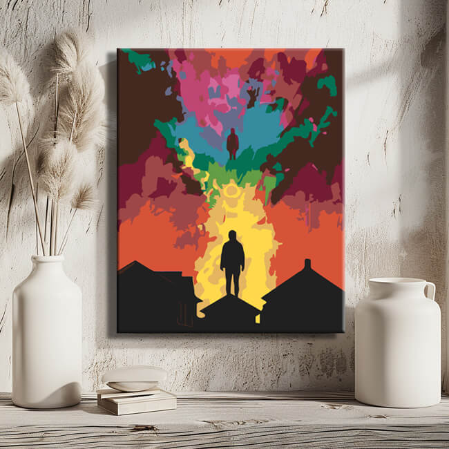 Painting by Numbers Abstract Kidnapping