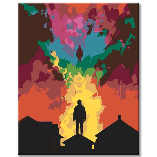 Painting by Numbers Abstract Kidnapping