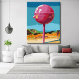 Paint by Numbers Candy Cane