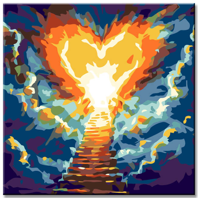 Painting by Numbers Stairs to Heaven I