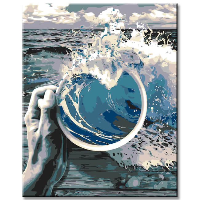 Painting by Numbers The Wave