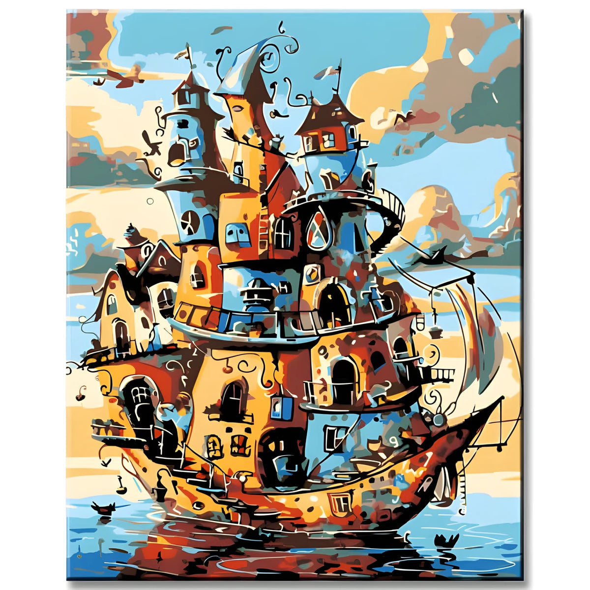 Paint by Numbers: A City as a Ship