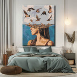 Painting by numbers bathers