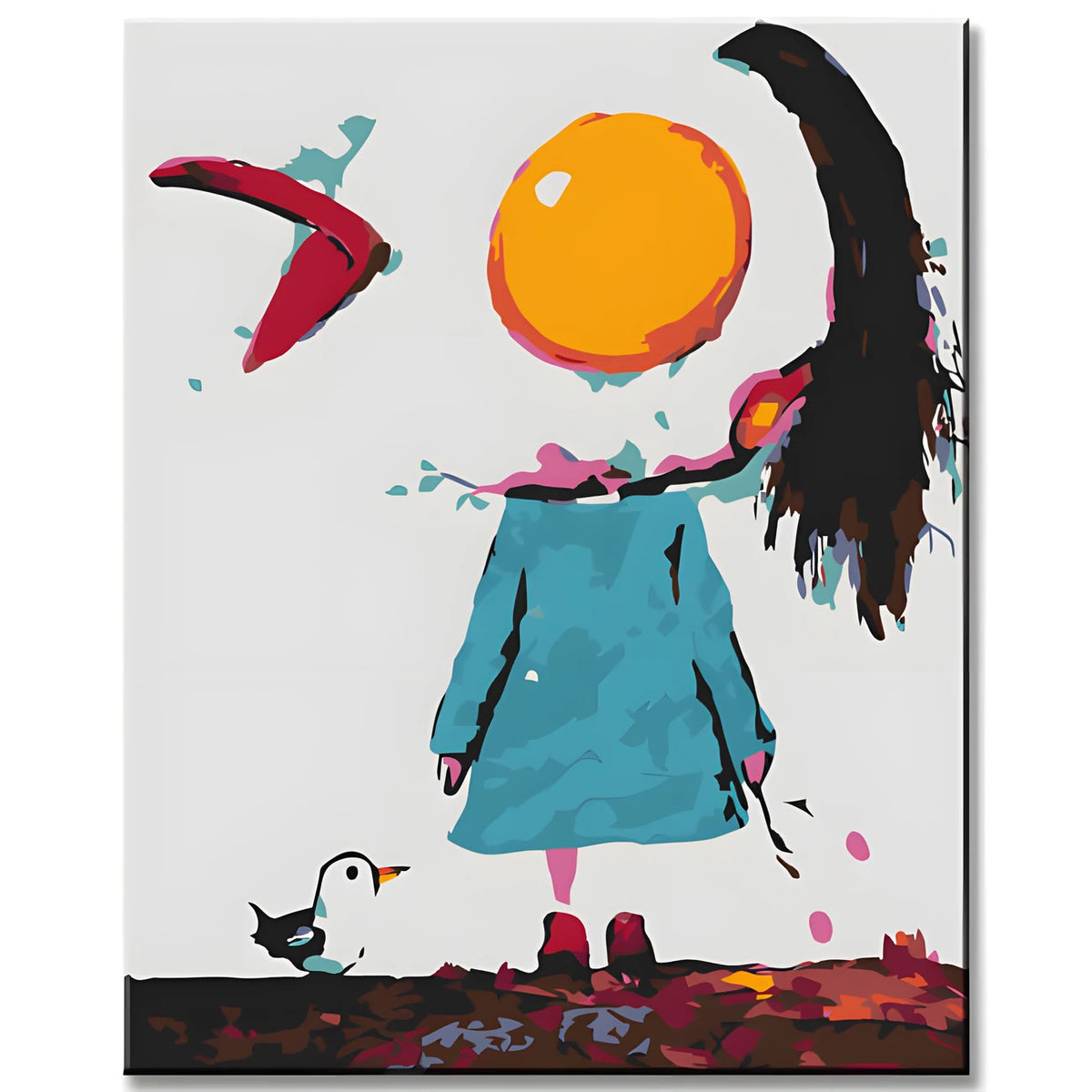 Painting by Numbers The Egg Girl Motif 4