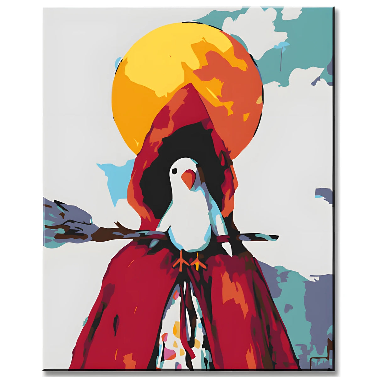 Painting by Numbers The Egg Girl Motif 6