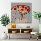 Painting by Numbers The Pizza Girl