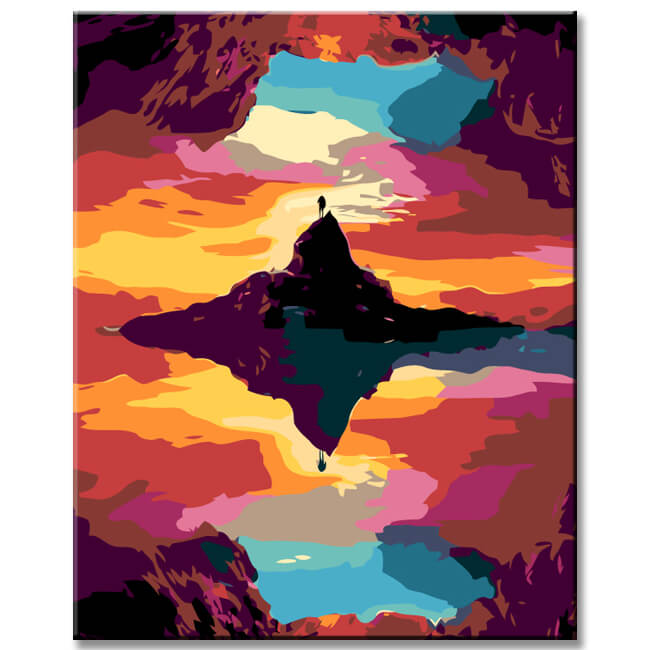 Paint by Numbers Living Isolation Island