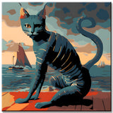 Paint by Numbers Flexi Feline Cat Painting