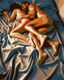 Painting by Numbers Nude Double Bed