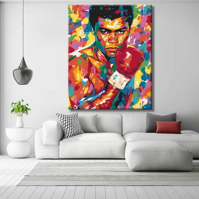 Painting by Numbers Muhammad Ali