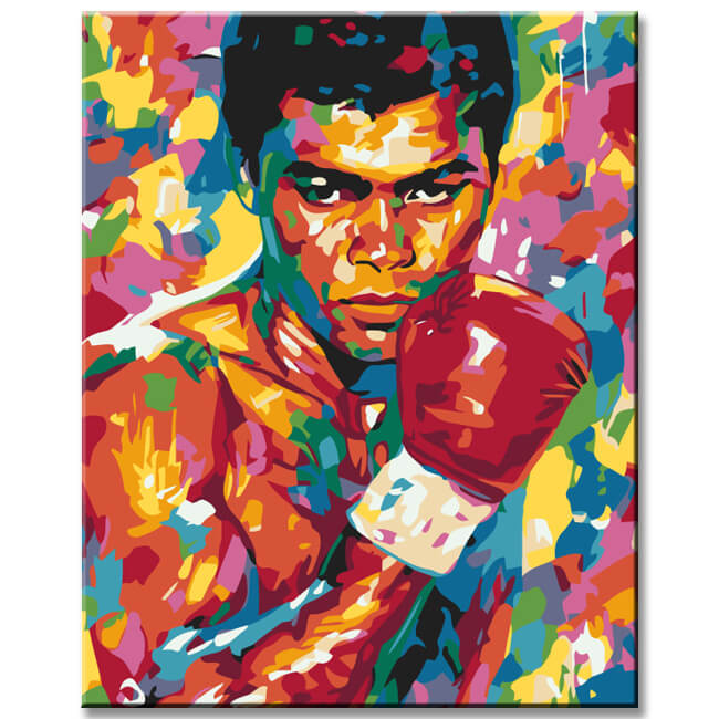 Painting by Numbers Muhammad Ali