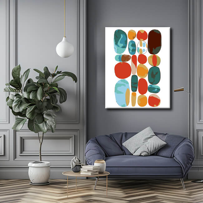 Painting by Numbers Mid-Century Sunrise II