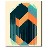 Painting by Numbers Colorful Shapes II