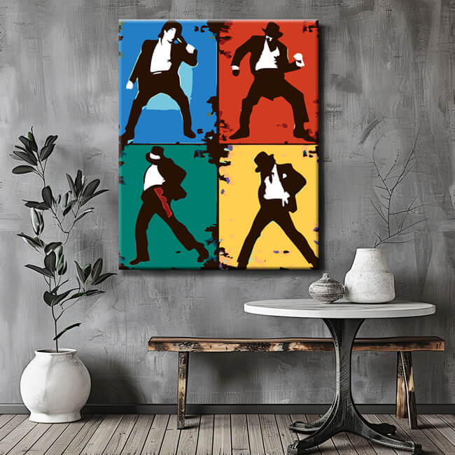 Paint by Numbers Silhouettes Jackson