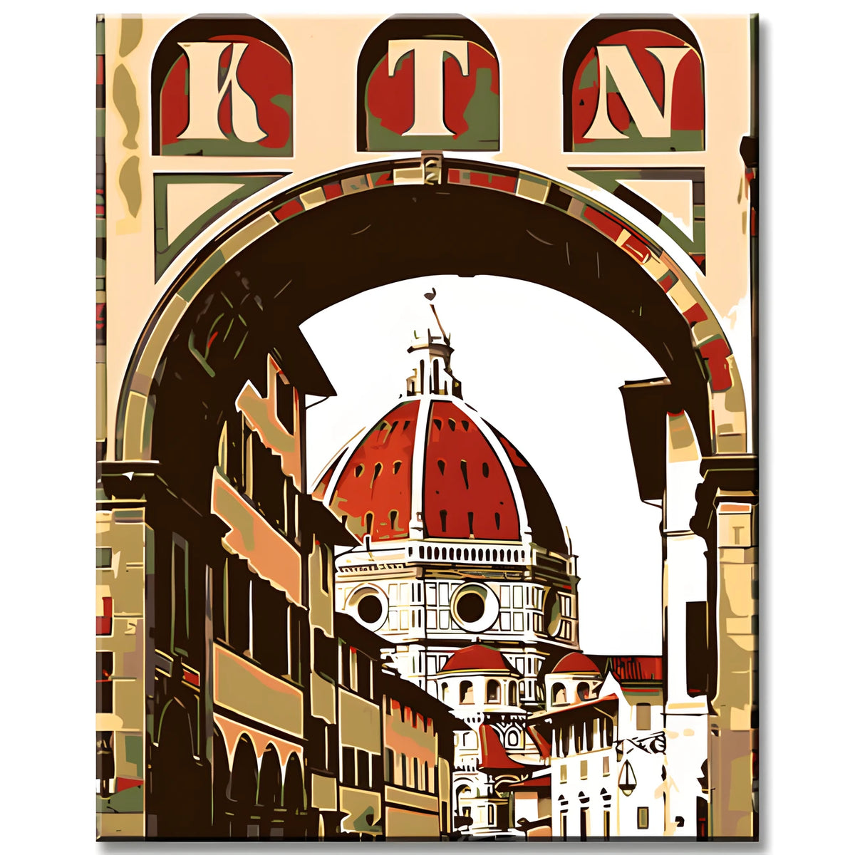 Paint by Numbers Florence Cityscape