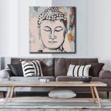Painting by numbers Buddha with closed eyes