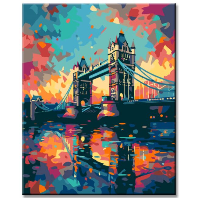 London Bridge Sunset - Paint by Numbers