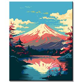 Colorful Mount Fuji - Paint by Numbers