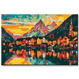 Engelberg Mountain Switzerland - Paint by Numbers